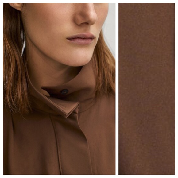 NWT. Massimo Dutti Brown Jumpsuit. Size 10. - Picture 9 of 12